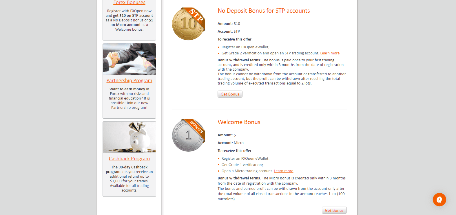 FXOpen Review bonus programs FXOpen Review bonus programs